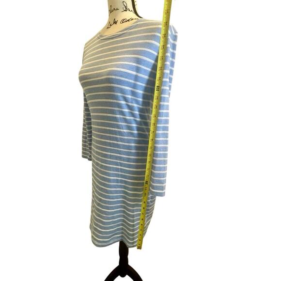 STS SAIL TO SABLE SHIFT DRESS BLUE STRIPES SZ XS SAILOR CHIC NAUTICAL AESTHETIC - Picture 7 of 16